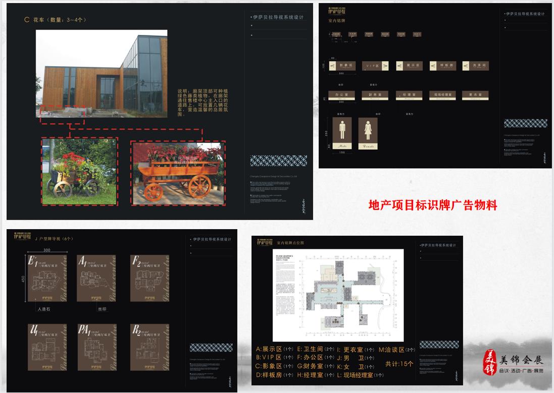 地產項目標識牌廣告物料